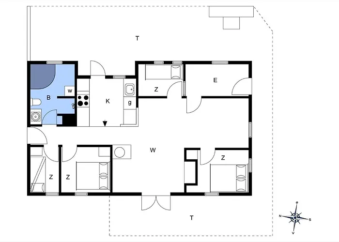 Сasa de vacaciones Bl1330-blokhus-risen-3